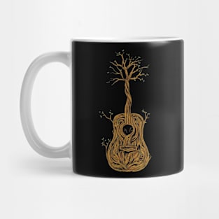 guitar root wood Mug